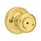 Kwikset Kwikset Mobile Home Polished Brass Privacy Knob Right or Left Handed 93001-876 - alternate 1